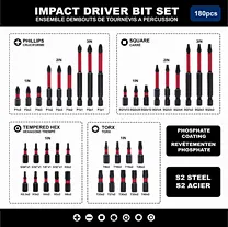  s2 steel torsion driver bits